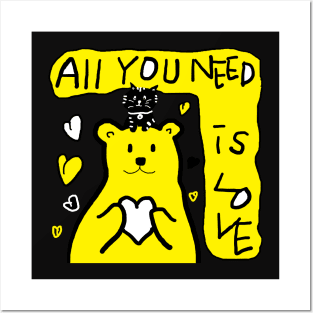 all you need is love Posters and Art